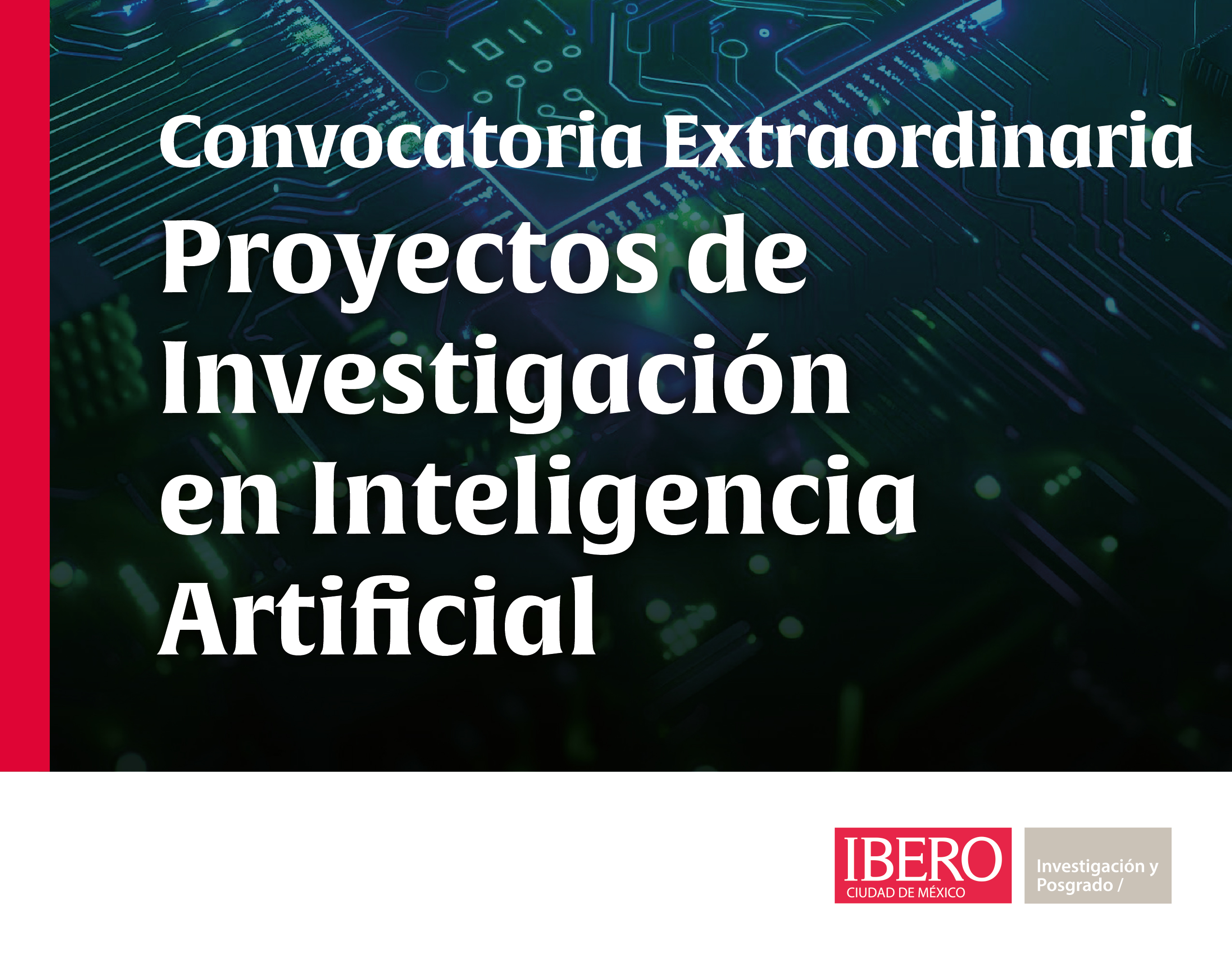 Convocatoria Extraordinaria. Proyectos de Investigación en Inteligencia Artificial
